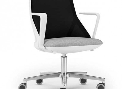 Luxury Chair White Office Chairs Upholstered Armchair Design Furniture Swivel Chair New